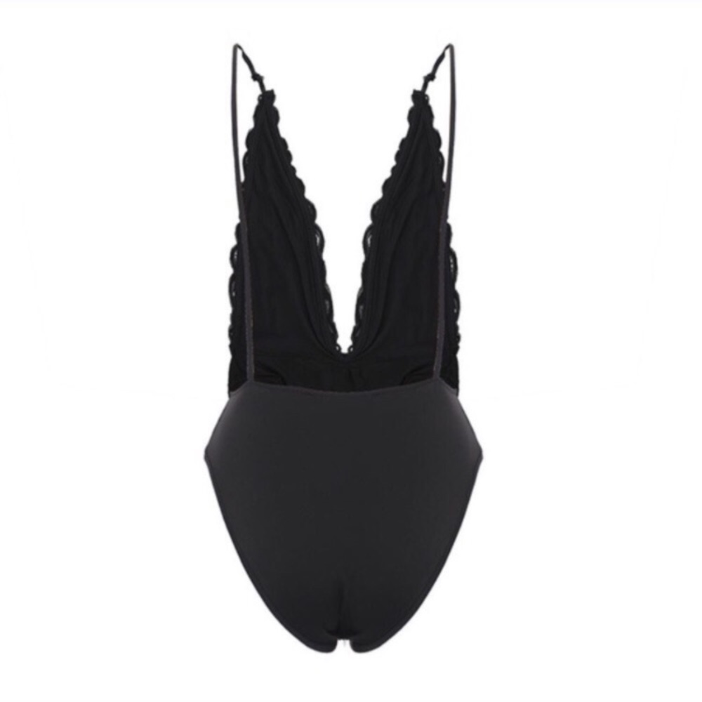 new. black lace bodysuit - Picture 6 of 9